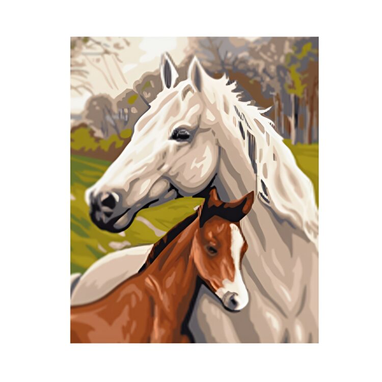 NEWART КОМПЛЕКТ ЗА РИСУВАНЕ ПО НОМЕРА 50/40СМ. - W6340 - Изображение 1