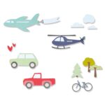 SIZZIX THINLITS ЩАНЦИ ЗА ИЗРЯЗВАНЕ - TRANSPORT COLLECTION