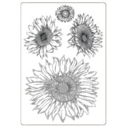 STAMPERIA SUNFLOWER ART СИЛИКОНОВИ МОЛДОВЕ ЗА ОТЛИВКИ KACM09