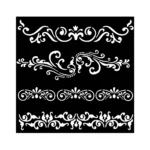 STAMPERIA AROUND THE WORLD STENCIL - ШАБЛОН 18Х18СМ-KSTDQ-81
