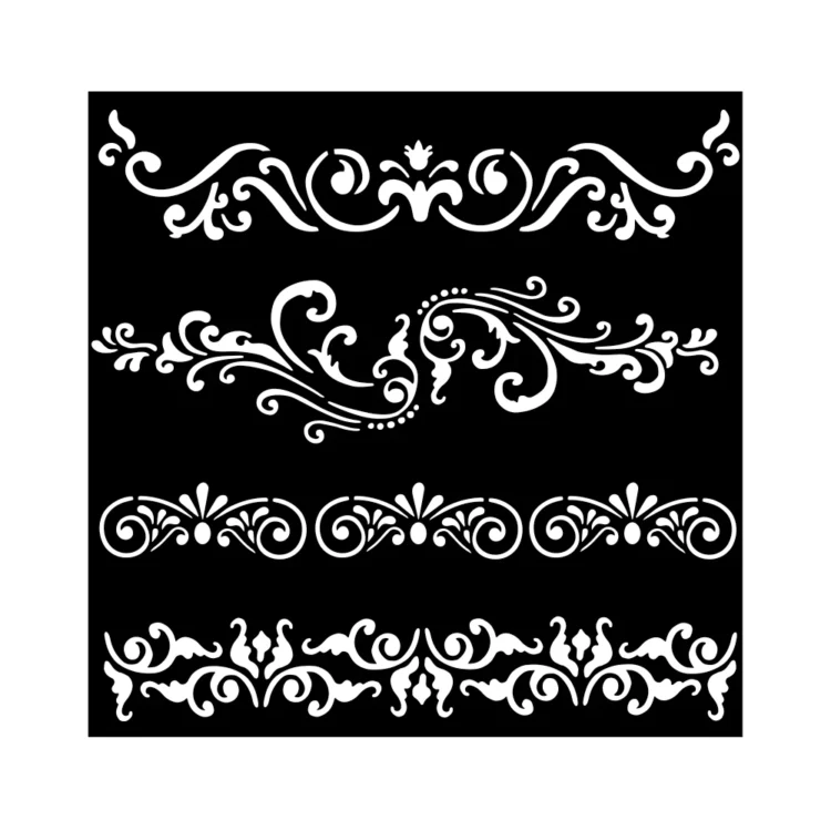 KSTQ81_1 STAMPERIA AROUND THE WORLD STENCIL - ШАБЛОН 18Х18СМ-KSTDQ-81 - Изображение 1