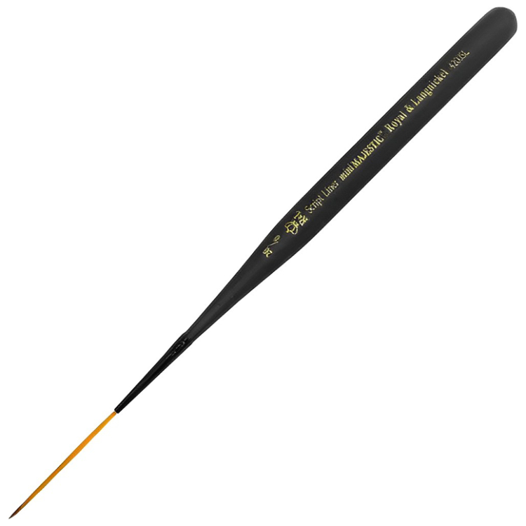 R4200SL Script linear (1) R&L MINI MAJESTIC ЧЕТКА СИНТЕТИКА SCRIPT LINER №20/0-4200SL - Изображение 1