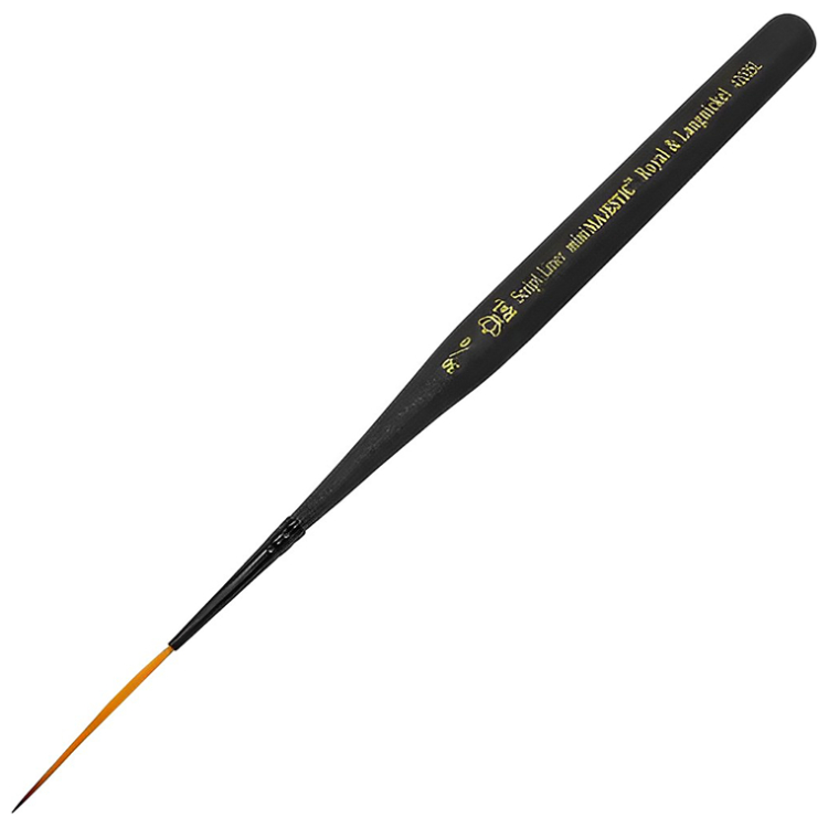 R4200SL Script linear 2 (1) R&L MINI MAJESTIC ЧЕТКА СИНТЕТИКА SCRIPT LINER №30/0-4200SL - Изображение 1