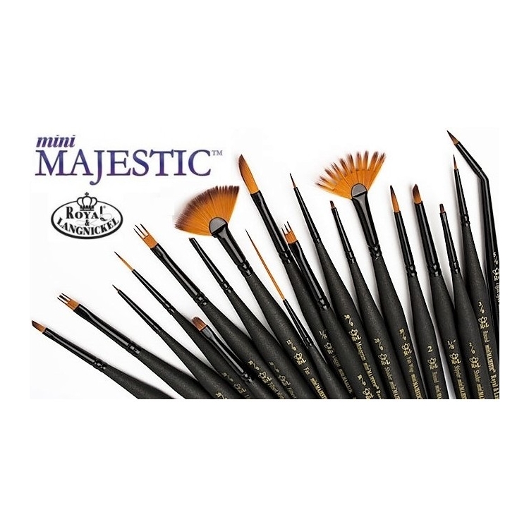 R&L MINI MAJESTIC ЧЕТКА СИНТЕТИКА ROUND №0 - 4200R - Изображение 2