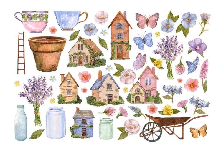 STAMPERIA WELCOME HOME EPHEMERA - DFLCT12 - Изображение 2