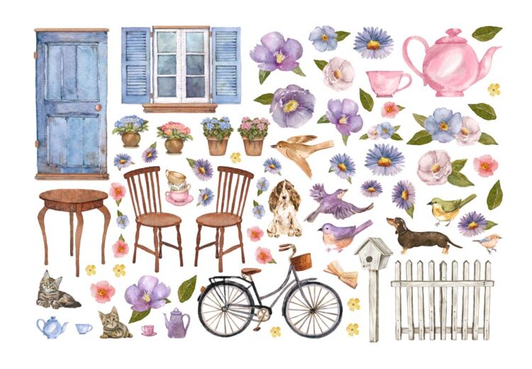 STAMPERIA WELCOME HOME EPHEMERA - DFLCT13 - Изображение 2