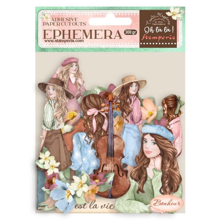 full_DFLCT18_1 STAMPERIA OH LA LA EPHEMERA - DFLCT18 - Изображение 1