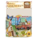 STAMPERIA SUNFLOWER ART EPHEMERA - DFLCT20