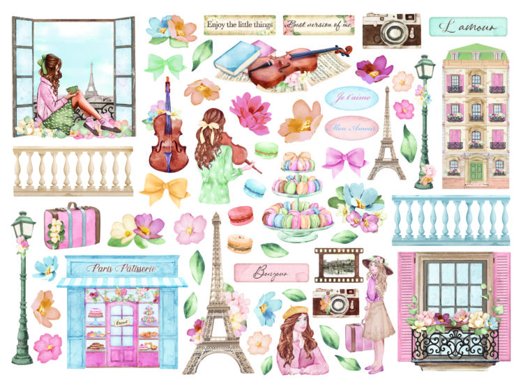 STAMPERIA OH LA LA DIE CUTS DFLDC75 - Изображение 2