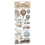 STAMPERIA AROUND THE WORLD RUB ON 10,16/21,6СМ - DFLRB32