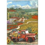 STAMPERIA SUNFLOWER ДЕКУПАЖНА ОРИЗОВА ХАРТИЯ А4 - DFSA4769