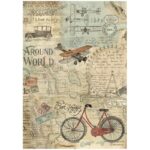 STAMPERIA AROUND THE WORLD ДЕКУПАЖНА ХАРТИЯ А4-DFSA4776