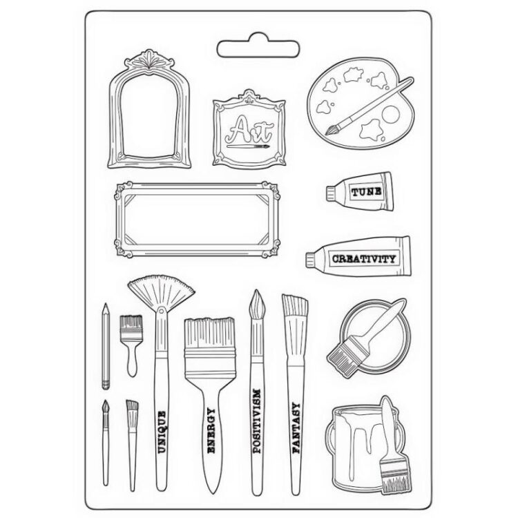full_K3PTA5650_1 STAMPERIA SUNFLOWER ART SOFT MOULD A5 - K3PTA5650 - Изображение 1