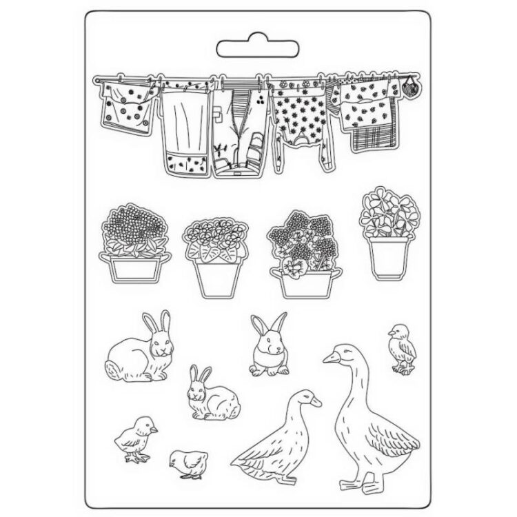 full_K3PTA5651_1 STAMPERIA SUNFLOWER ART SOFT MOULD A5 - K3PTA5651 - Изображение 1