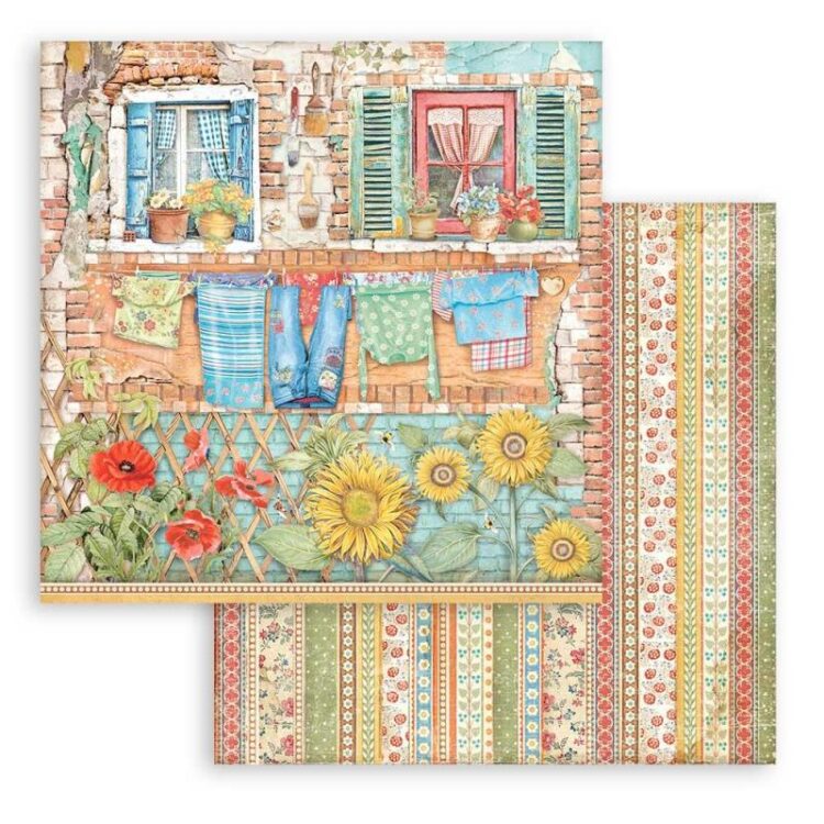 full_SBB931_1 STAMPERIA SUNFLOWER ART КАРТОН 30,5/30,5 СМ - SBB931 - Изображение 1
