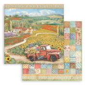 STAMPERIA SUNFLOWER ART КАРТОН 30,5/30,5 СМ - SBB933