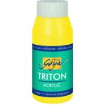 SOLO GOYA АКРИЛНА БОЯ TRITON 750 МЛ - GEN YELLOW LIGHT 17001