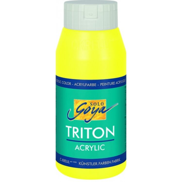 SOLO GOYA АКРИЛНА БОЯ TRITON 750 МЛ. - CITRON - Изображение 1
