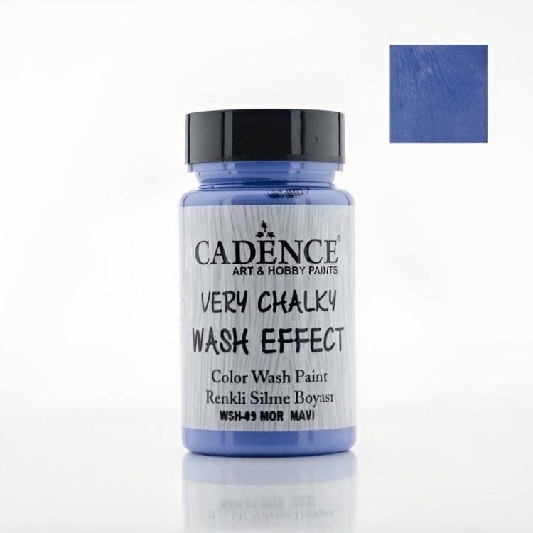 8699036753985 CADENCE VERY CHALKY WASH EFFECT 90 МЛ - PURPLE BLUE WSH-09 - Изображение 1