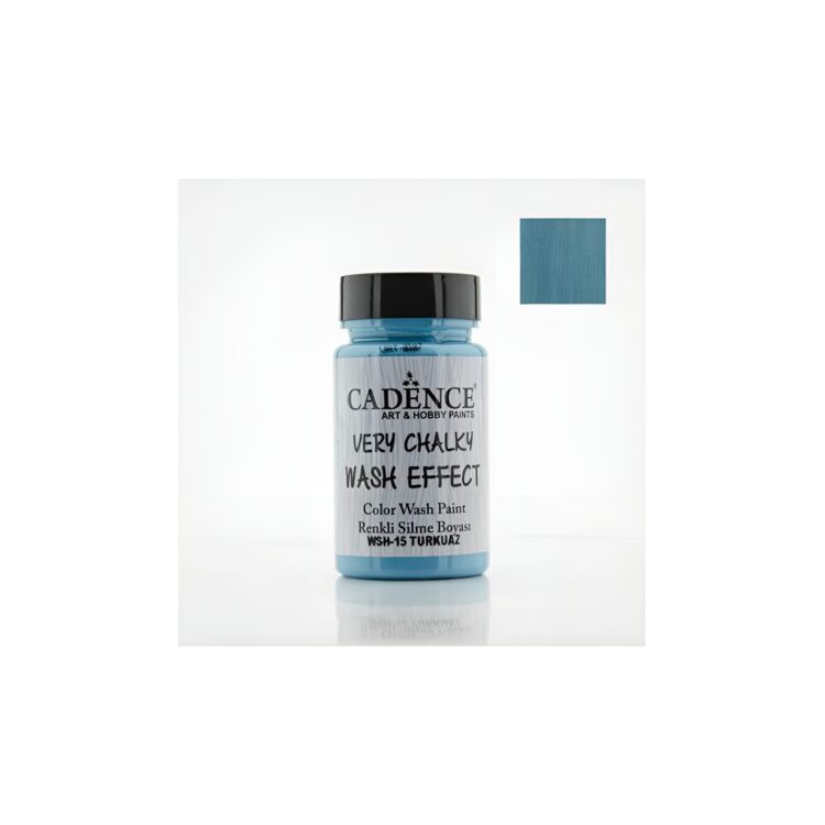 8699036754043.jpg CADENCE VERY CHALKY WASH EFFECT 90 МЛ - TURQUOISE WSH-15 - Изображение 1