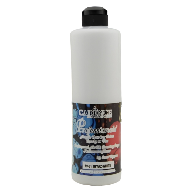 8699036768248 CADENCE АКРИЛНА POURING БОЯ 250 МЛ. - WHITE PP-01 - Изображение 1