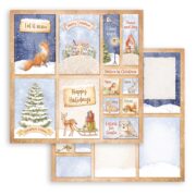 STAMPERIA WINTER ДИЗАЙНЕРСКИ КАРТОН 30,5/30,5 СМ - SBB948