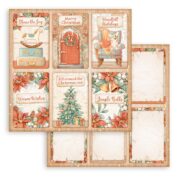 STAMPERIA CHRISTMAS ДИЗАЙНЕРСКИ КАРТОН 30,5/30,5 СМ - SBB951