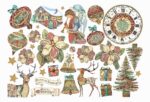 STAMPERIA CHRISTMAS GREETINGS EPHEMERA - DFLCT24 - Изображение 2