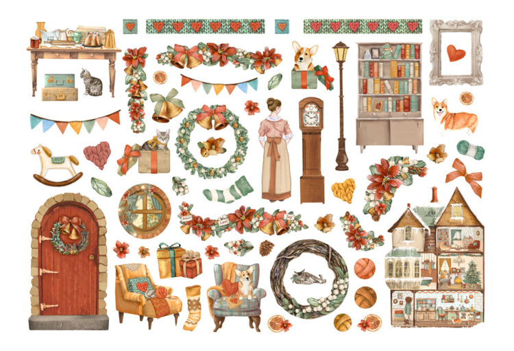 STAMPERIA ALL AROUND XMAS EPHEMERA - DFLCT26 - Изображение 2