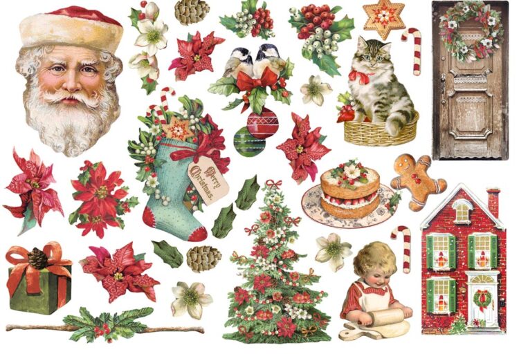 STAMPERIA CLASSIC CHRISTMAS EPHEMERA - DFLCT27 - Изображение 2
