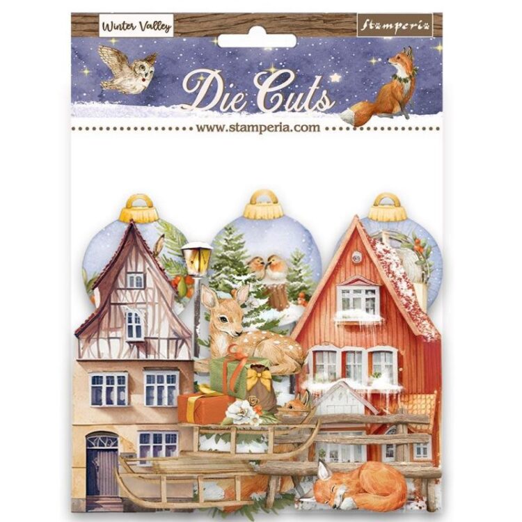 full_DFLDC82_1 STAMPERIA WINTER VALLEY DIE CUTS DFLDC82 - Изображение 1