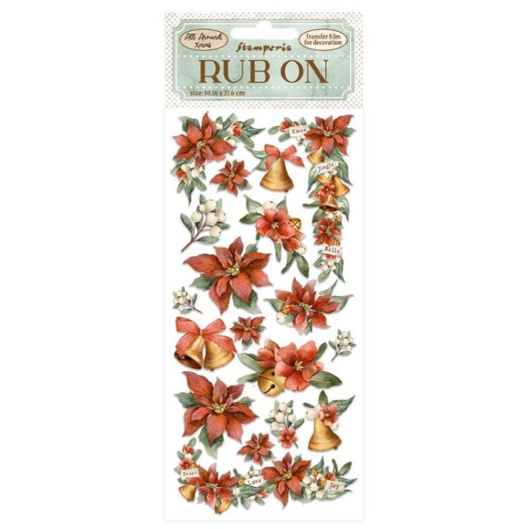full_DFLRB40_1 STAMPERIA CHRISTMAS СТИКЕРИ RUB ON 10,16/21,6СМ - DFLRB40 - Изображение 1
