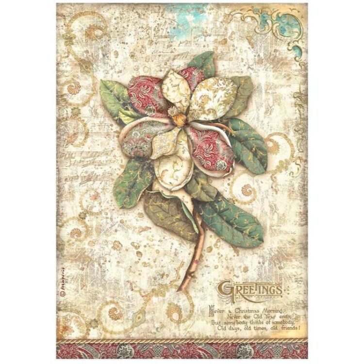 full_DFSA4794_1 STAMPERIA CHRISTMAS ДЕКУПАЖНА ОРИЗОВА ХАРТИЯ А4 - DFSA4794 - Изображение 1