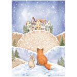 STAMPERIA WINTER ДЕКУПАЖНА ОРИЗОВА ХАРТИЯ А4 - DFSA4797