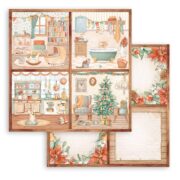 STAMPERIA CHRISTMAS ДИЗАЙНЕРСКИ КАРТОН 30,5/30,5 СМ - SBB950