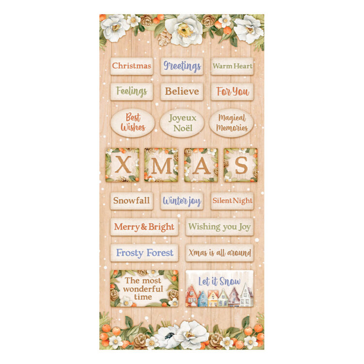 STAMPERIA ALL AROUND XMAS COLLECTABLES SBBV24 - Изображение 21