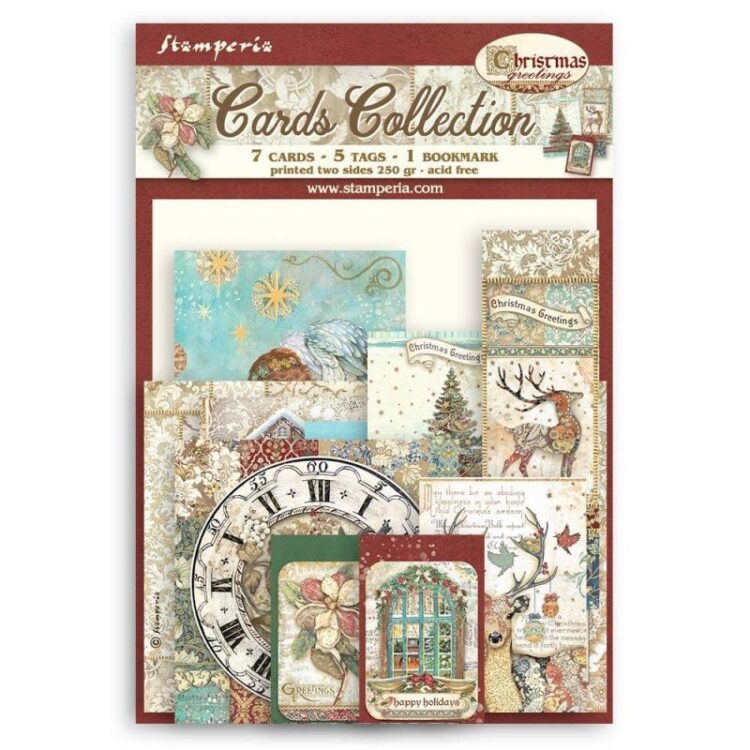 full_SBCARD18_1 STAMPERIA CHRISTMAS CARDS COLLECTION - SBCARD18 - Изображение 1