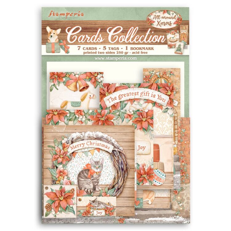 full_SBCARD20_1 STAMPERIA CHRISTMAS CARDS COLLECTION - SBCARD20 - Изображение 1