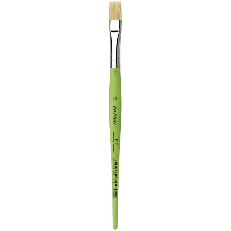DA VINCI ЧЕТКА FIT SYNTHETICS BRISTLE 379 ПЛОСКА №12 - Изображение 1