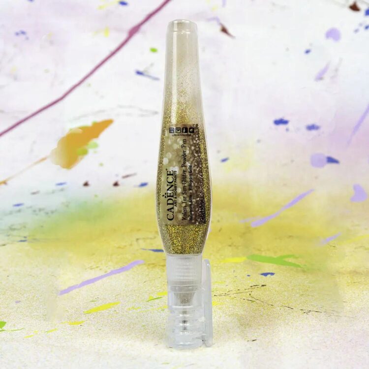 CADENCE GLITTER POWDER PEN 10 ГР - SILVER - Изображение 3