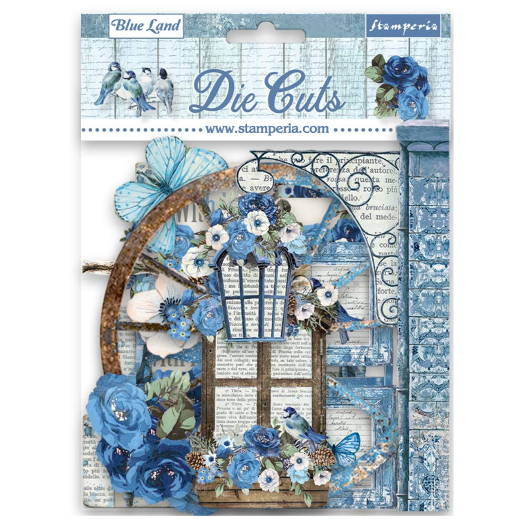 DFLDC79 STAMPERIA BLUE LAND DIE CUTS DFLDC79 - Изображение 1