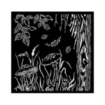 STAMPERIA WOODLAND MEDIA STENCIL ШАБЛОН 18Х18 СМ KSTDQ-92