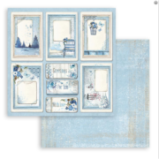 STAMPERIA BLUE LAND ДИЗАЙНЕРСКИ КАРТОН 30,5/30,5 СМ - SBB939
