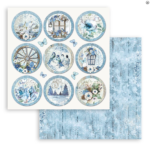 STAMPERIA BLUE LAND ДИЗАЙНЕРСКИ КАРТОН 30,5/30,5 СМ - SBB940
