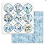 STAMPERIA BLUE LAND ДИЗАЙНЕРСКИ КАРТОН 30,5/30,5 СМ - SBB940
