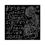 STAMPERIA PRECIOUS MEDIA STENCIL ШАБЛОН 18Х18 СМ KSTDQ-95