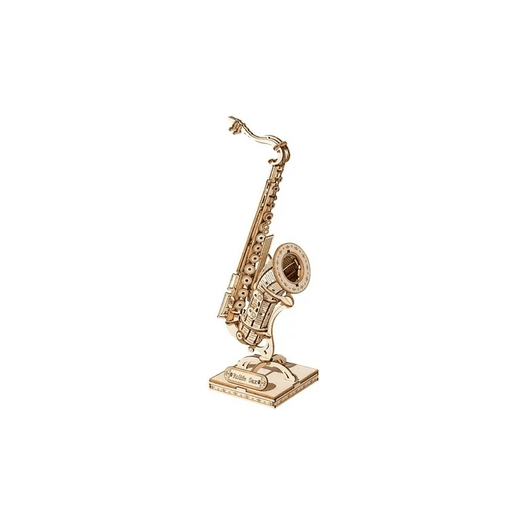 TG309 ROBOTIME 3D ДЪРВЕН ПЪЗЕЛ SAXOPHONE 136 ЧАСТИ TG309 - Изображение 1