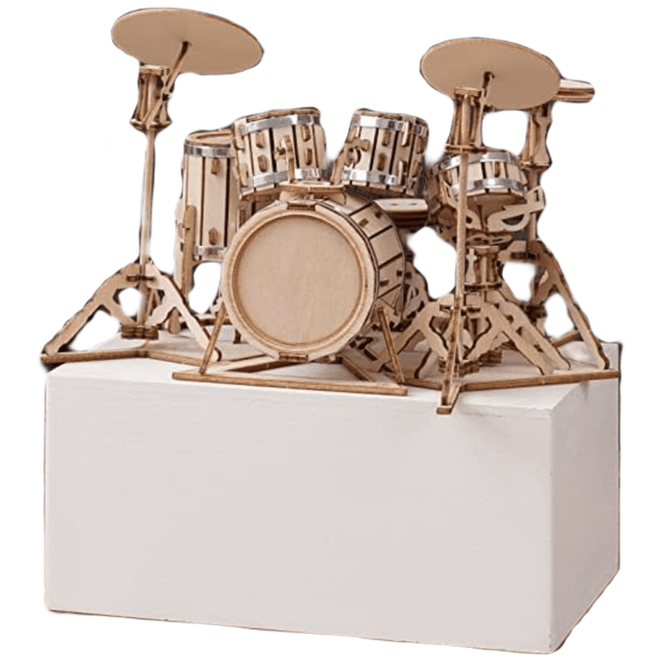 TG409 ROBOTIME 3D ДЪРВЕН ПЪЗЕЛ DRUM KIT 246 ЧАСТИ TG409 - Изображение 1