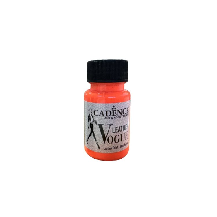 020039 CADENCE АКРИЛНА БОЯ ЗА КОЖА VOGUE 50 МЛ. - PH ORANGE LVF-02 - Изображение 1