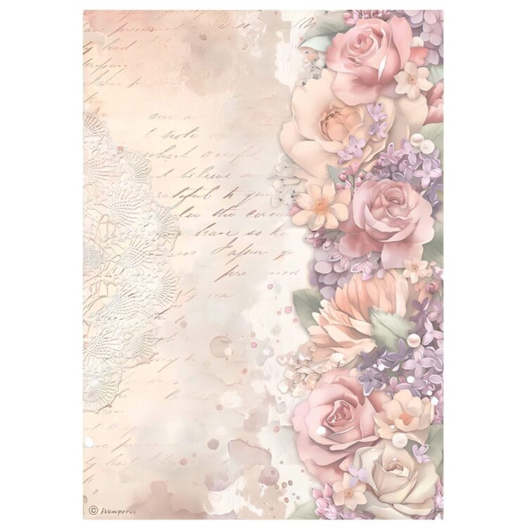 483200 STAMPERIA ROMANCE FOREVER ДЕКУПАЖНА ХАРТИЯ А4 - DFSA4832 - Изображение 1